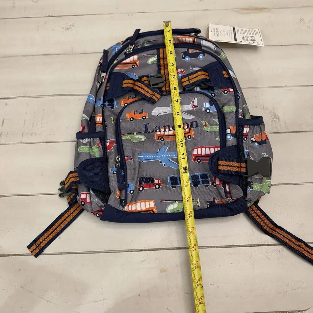 pottery barn kids small backpack Landon Monogram